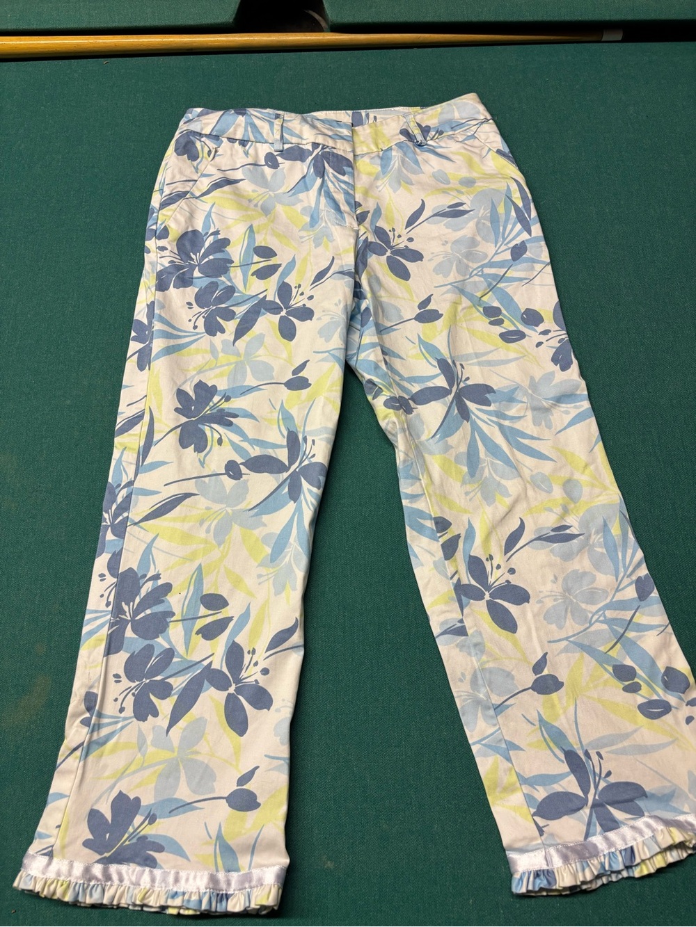 Tribal Women’s Blue Floral Print Casual Jeans